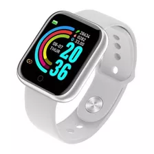 Relógio Inteligente Smartwatch D20 Branco Para Redmi Note 10