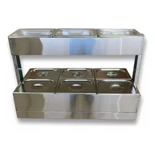 Buffet Misto Quente E Frio 9 Cubas 1/2 65mm Zpbfr09 110v