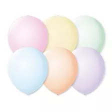 Bexiga Balões Nº 11 Candy Colors - 25 Unidades