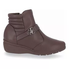 Bota Feminina Piccadilly Salto Embutido Leve Conforto 117106