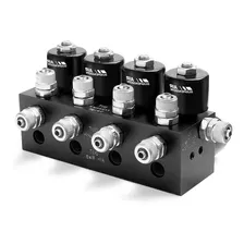 Bloco 8 Valvulas Solenoide 8mm 12v Suspensão A Ar