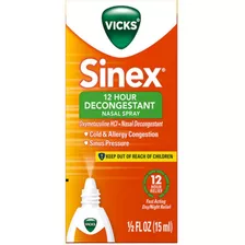 Vicks Sinex Spray Nasal De 12 Horas 0.50 Oz (pack De 6)