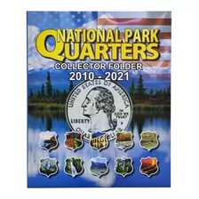Álbum Moedas National Park Quarter 2010-2021 - Parques Eua