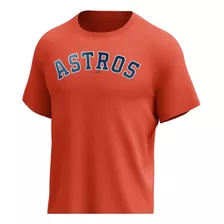 Playera Fanatics Beisbol Mlb Astros Huston Naranja Infantil