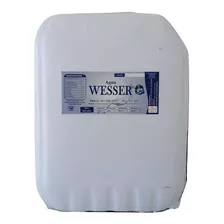 Agua Destilada Wesser Certificada 20lts