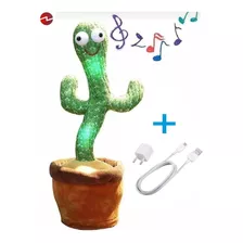 Cactus Bailarín Musical Repite Voz Interactivo Recargable