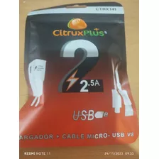 Cargador Citrux+ 2.5amp