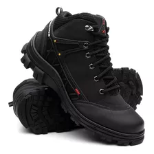 Coturno Masculino Aventura Bota Cano Curto Trilha