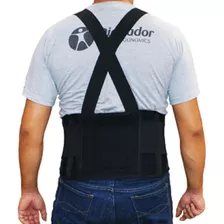 Cinta Ergonômica Reforçada Proteção Coluna Lombar Abdominal