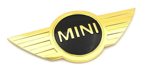 Emblema Logo Insignia Mini Cooper Metal Dorado Envio Gratis Foto 3