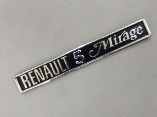 Emblema Tablero Original Renault 5 Mirage 0254 Foto 6