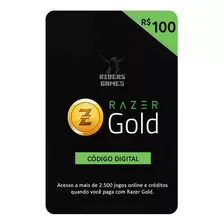 Cartão Presente Pré-pago Razer Gold R$100 Digital