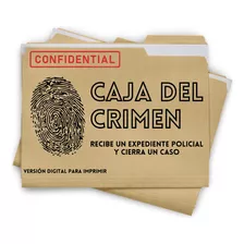 Juego De Detective - Caja Del Crimen - Graduación - Digital