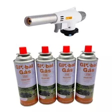 Kit Maçaric Portátil Culinário + 4 Recargas Refil Gt6020k