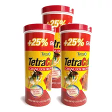 3 Tarros De Tetra Color Granulado 300gr Para Peces 