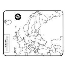 Mapa Europa División Política Sin Nombres