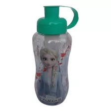 Garrafa Personalizada Frozen Com Tubo Porta Gelo 