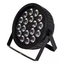 Refletor Led 18x12w Rgbw Bivolt Dmx Plug Powercon 