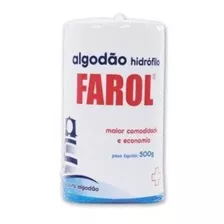 Algodao Farol Hidrofilo 500 Gramas