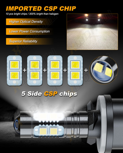 Luz Antiniebla Led 880/899 Para Mazda B2300 B3000 B4000 2003 Foto 8