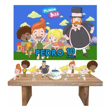 Mundo Bita 8 Display De Mesa + Painel Personalizado