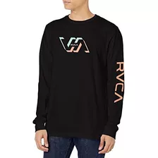 Rvca Camiseta Gráfica De Manga Larga Con Cuello Redondo Para