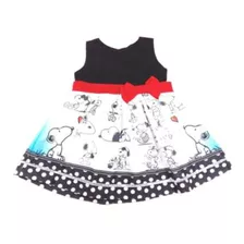 Vestido Infantil Festa Snoopy Juvenil