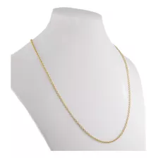 Cordão Feminino De Ouro 18k Elos Portugueses 2.0 60 Cm Colar