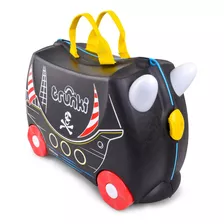 Trunki Maleta Con Ruedas - Pirata Color Negro