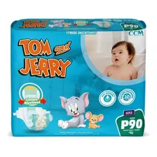 Fraldas Descartáveis Infantil Hiper Pacotão Tom E Jerry Bebê