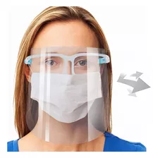 Óculos Com Máscara Protetora Face Shield Fácial Acrilica