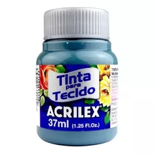 Tinta Para Tecido Acrilex Fosca 37ml - Cinza Lunar