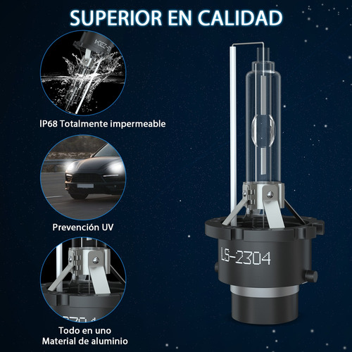 1 Par, 35w Xenn Focos D4s Luz Alta Y Baja Para Serie Mazda Foto 5