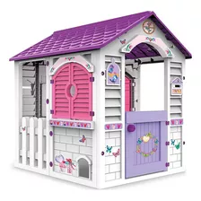 Casita De Juegos Para Niñas Jardín Plástico Resistente Nueva