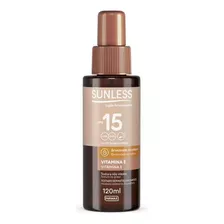 Bronzeador Sunless Loção Creme Fps 15 120ml