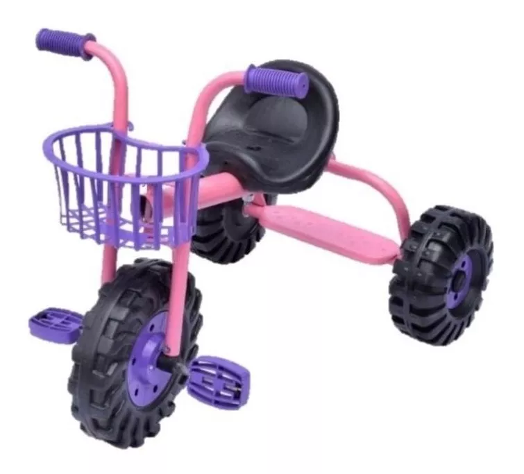 Triciclo Para Niños Metálico Con Canasta Envió Ya 