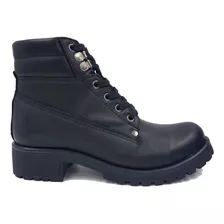 Bota Borcego Clasico De Mujer De Cuero Bsa170c