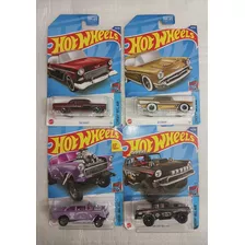 Hotwheels Chevy Bel Air Excelentes 4 Modelos 