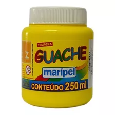 Tinta Guache 250ml Maripel Cor Amarelo