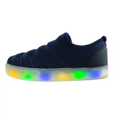 Tenis Masculino Acende Luz Led Menino Brilha Infantil Pisca