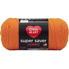 Red Heart Super Saver Jumbo E302c, Pumpkin, 2232 Foot