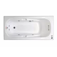 Bañera Hidromasaje Jacuzzi 180x80 8 Jets Acrílico Premium