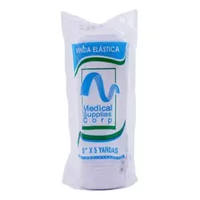 Venda Elastica Medical Supplies 5x5 Yardas X 6 Unidades