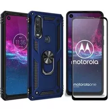 Case Uso Rudo Shockproof Series Motorola + Cristal 21d