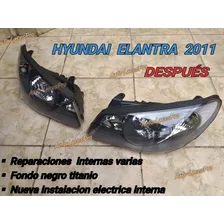 Fondo Negro Titanio,reparaciones Faros Foco Hyundai Elantra 