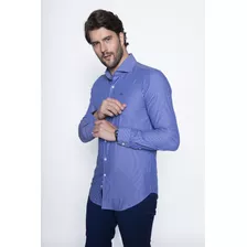 Camisa Cardiff Azul Fw2024 New Man