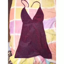 Vendo Vestido Rojo Y Brilloso A Solo $2000