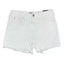 Short True Religión Blanco Mujer