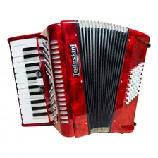 Gaita Acordeon Todeskini 48 Baixos 3 Registros