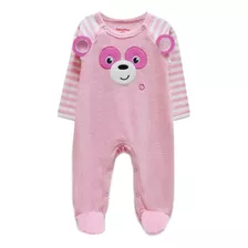 Pijama Plush Fisher Price Oso Rosa 6-9m Flaber
